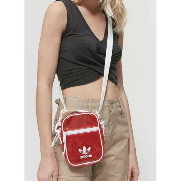 red adidas crossbody bag